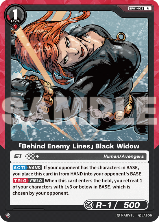 [BP01] Behind Enemy Lines - Black Widow - R