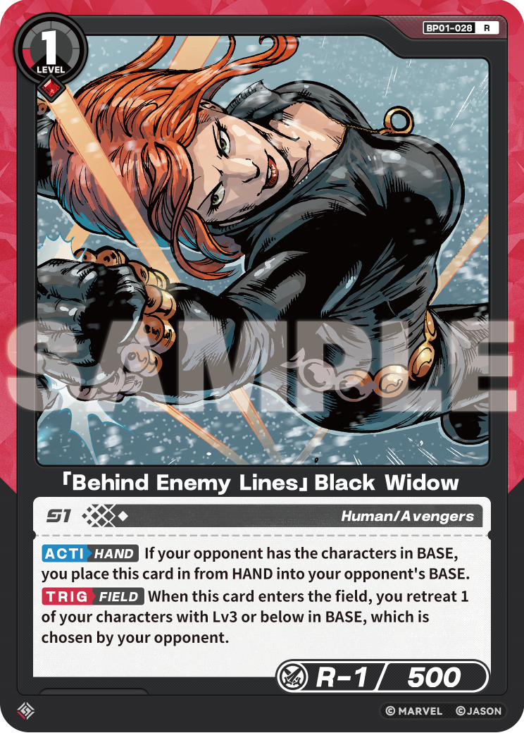 [BP01] Behind Enemy Lines - Black Widow - R