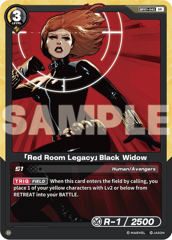 [BP01] Red Room Legacy - Black Widow - SR