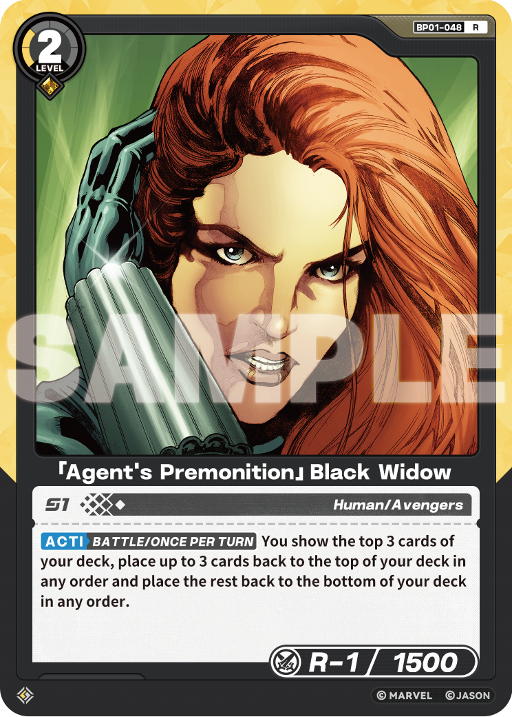 [BP01] Agent's Premonition - Black Widow - R