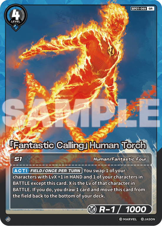[BP01] Fantastic Calling - Human Torch - GR