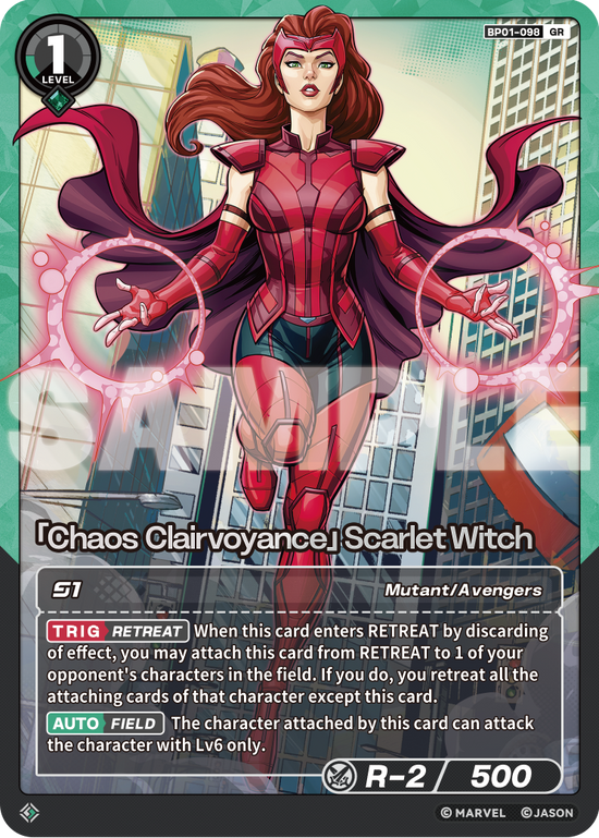 [BP01] Chaos Clairvoyance - Scarlet Witch - GR