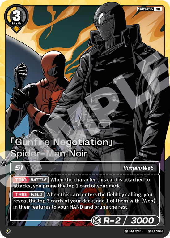 [SP01] Gunfire Negotiation - Spider-Man Noir - GR