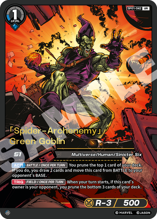 [SP01] Spider-Archenemy - Green Goblin - UR