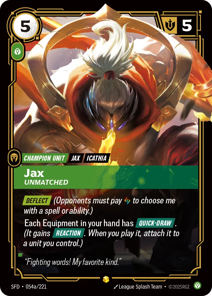Jax - Unmatched (Alt Art)