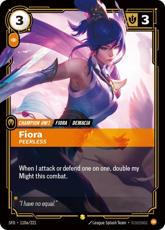 Fiora - Peerless (Alt Art)
