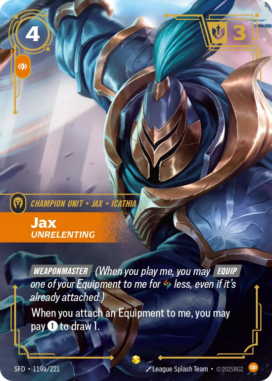 Jax - Unrelenting (Alt Art)