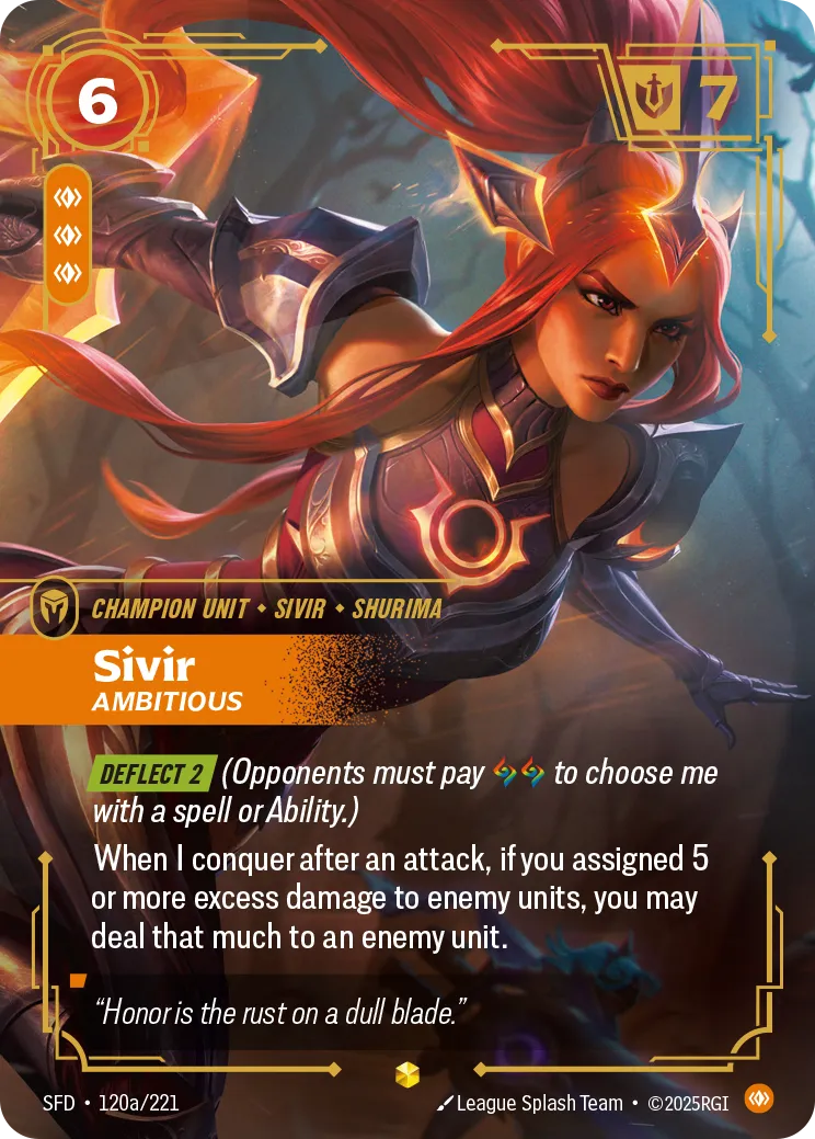 Sivir - Ambitious (Alt Art)