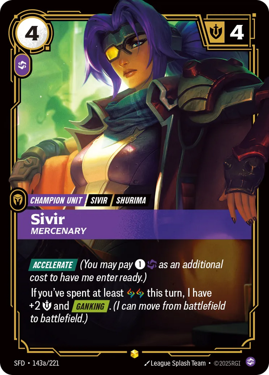 Sivir - Mercenary (Alt Art)