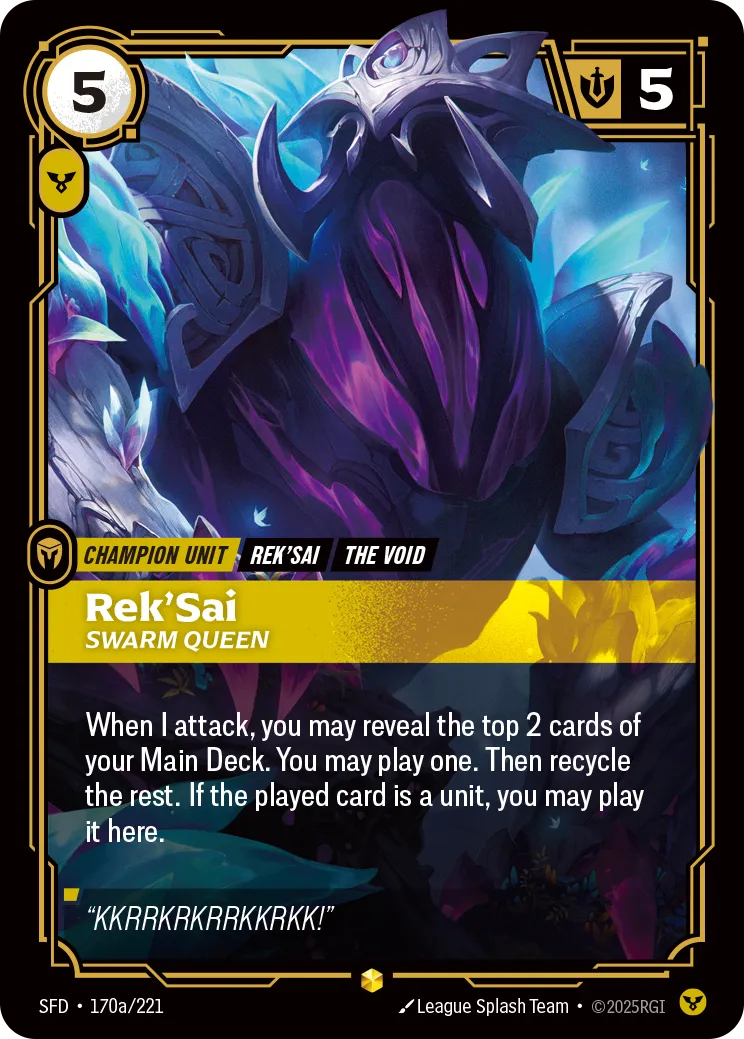 Rek'Sai - Swarm Queen (Alt Art)