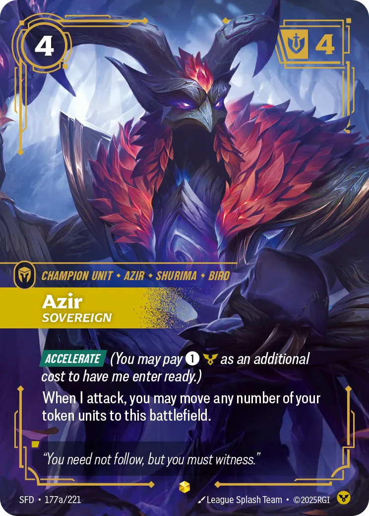 Azir - Sovereign (Alt Art)