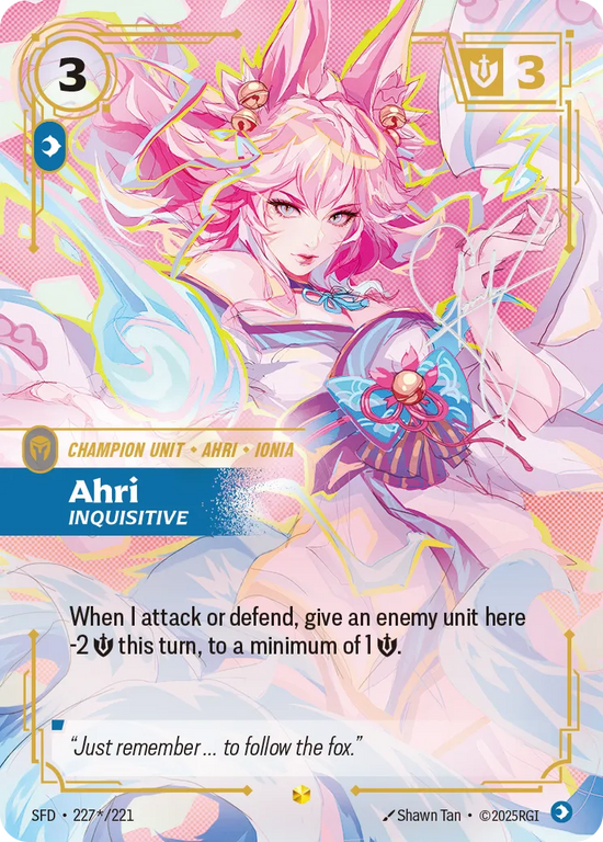 Ahri - Inquisitive (Signed Overnumber)