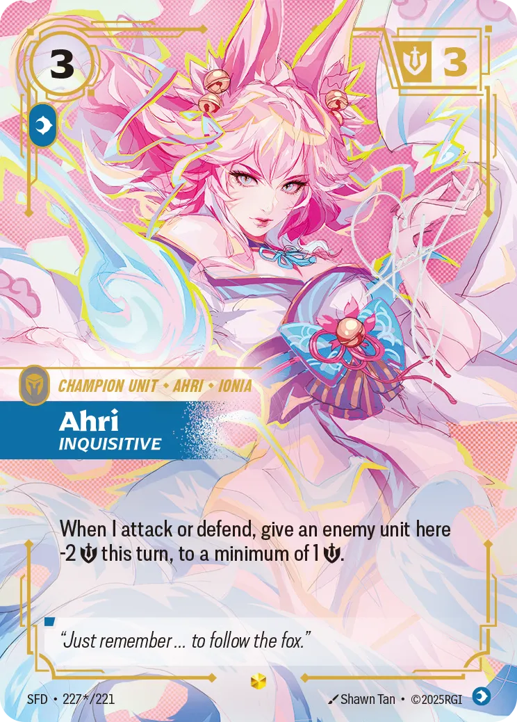 Ahri - Inquisitive (Signed Overnumber)