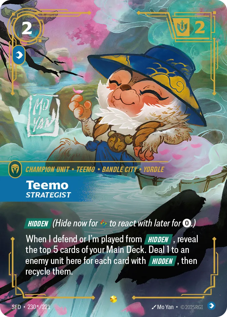 Teemo - Strategist (Signed Overnumber)