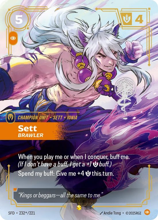 Sett - Brawler (Signed Overnumber)