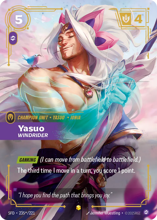 Yasuo - Windrider (Signed Overnumber)