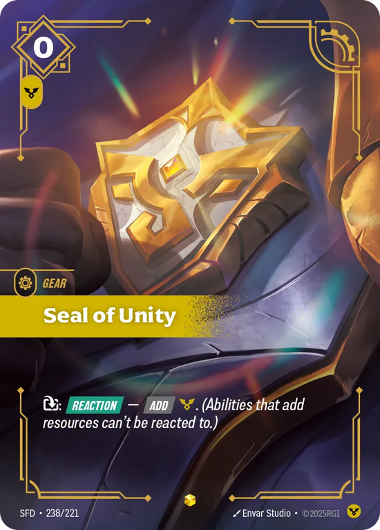 Seal of Unity (Overnumber)