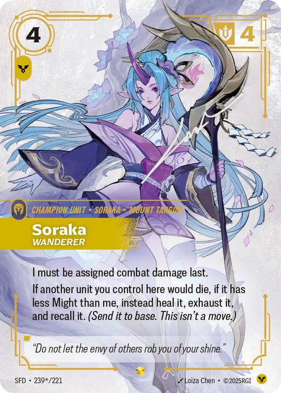 Soraka - Wanderer (Signed Overnumber)