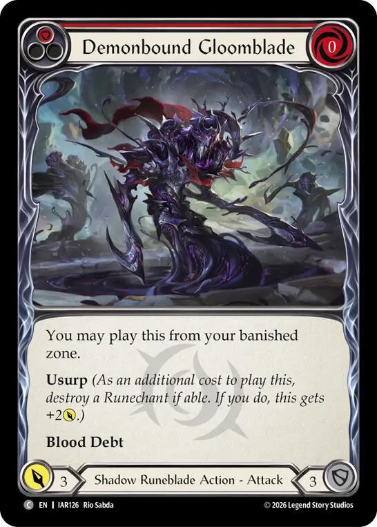 [IAR] Demonbound Gloomblade — IAR126