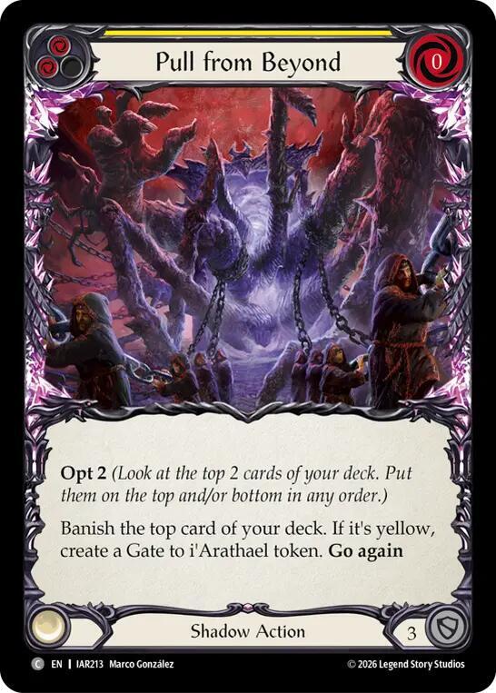 [IAR] Pull from Beyond (Yellow) — IAR213