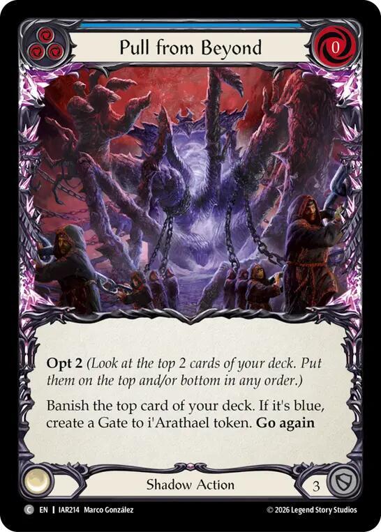 [IAR] Pull from Beyond (Blue) — IAR214