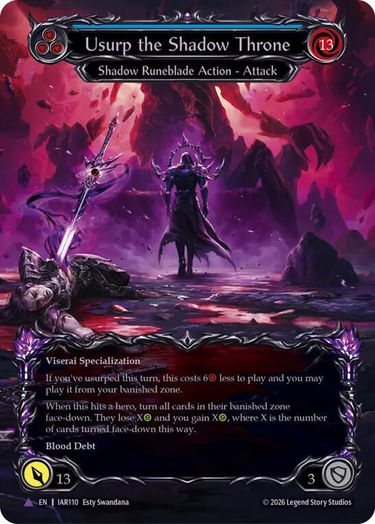 [IAR] Usurp the Shadow Throne (Marvel) — IAR110