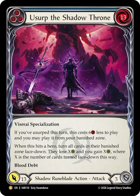 [IAR] Usurp the Shadow Throne — IAR110