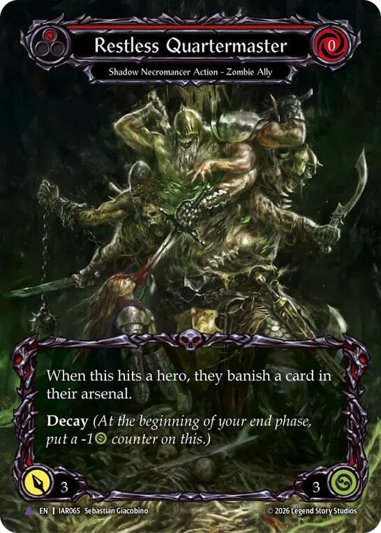 [IAR] Restless Quartermaster (Marvel) — IAR065