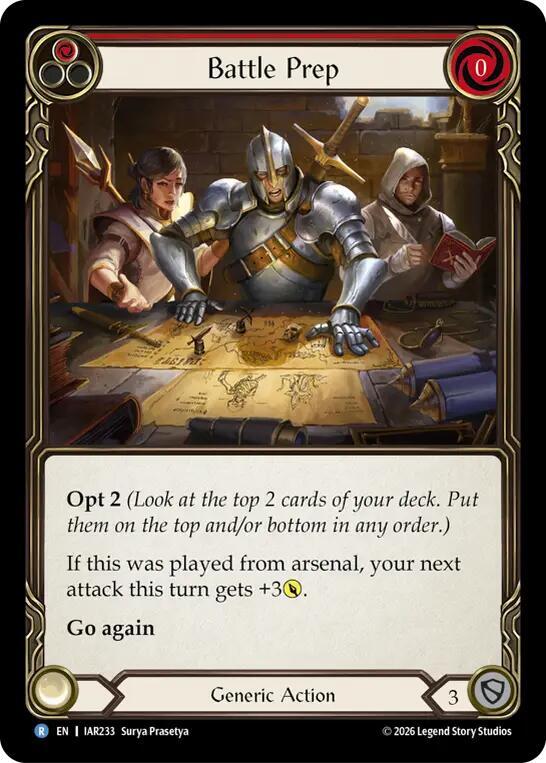 [IAR] Battle Prep (Red) — IAR233
