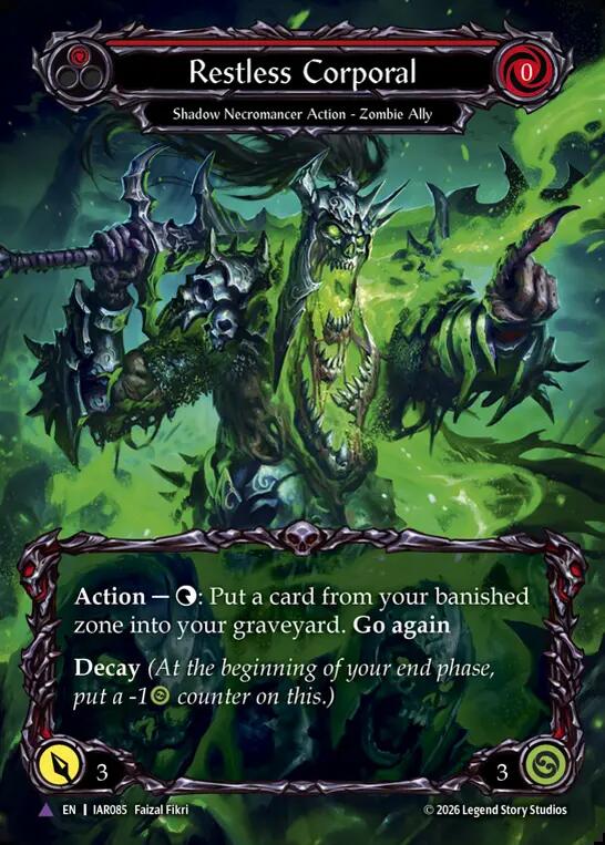 [IAR] Restless Corporal (Marvel) — IAR085