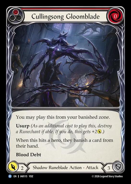 [IAR] Cullingsong Gloomblade — IAR115