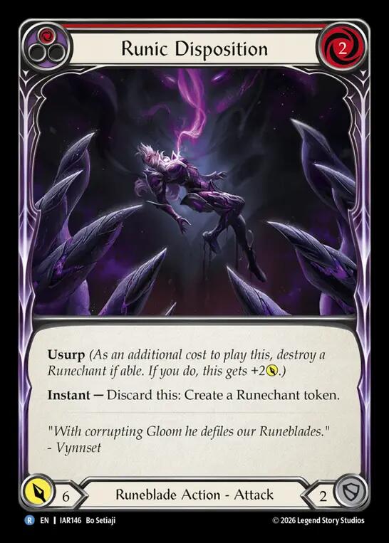[IAR] Runic Disposition (Red) — IAR146