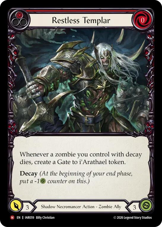 [IAR] Restless Templar — IAR059