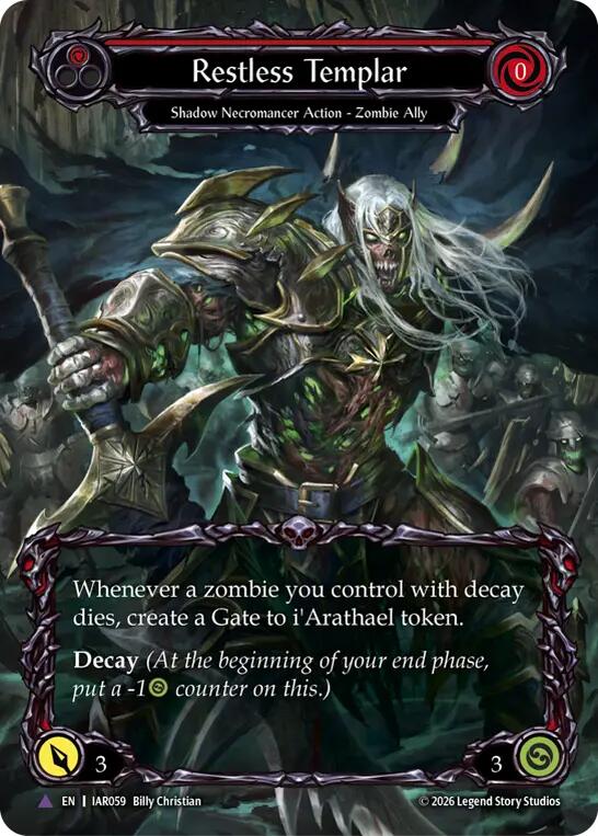 [IAR] Restless Templar (Marvel) — IAR059