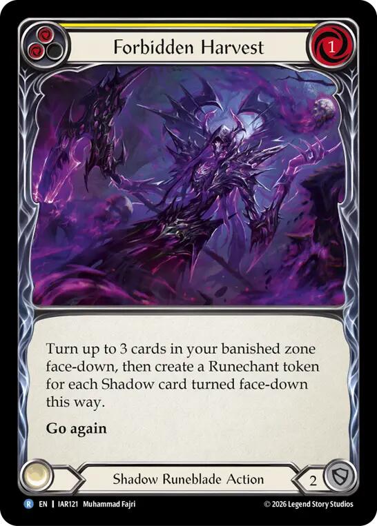 [IAR] Forbidden Harvest — IAR121