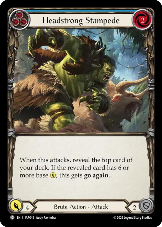 [IAR] Headstrong Stampede (Blue) — IAR049