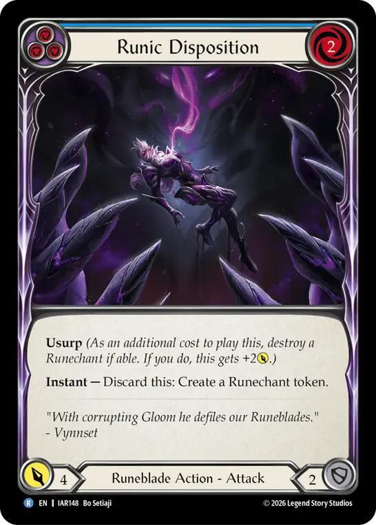 [IAR] Runic Disposition (Blue) — IAR148