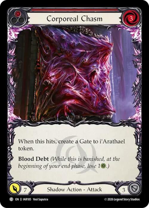 [IAR] Corporeal Chasm (Red) — IAR185