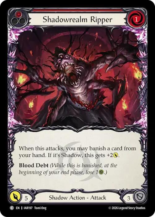 [IAR] Shadowrealm Ripper (Red) — IAR197