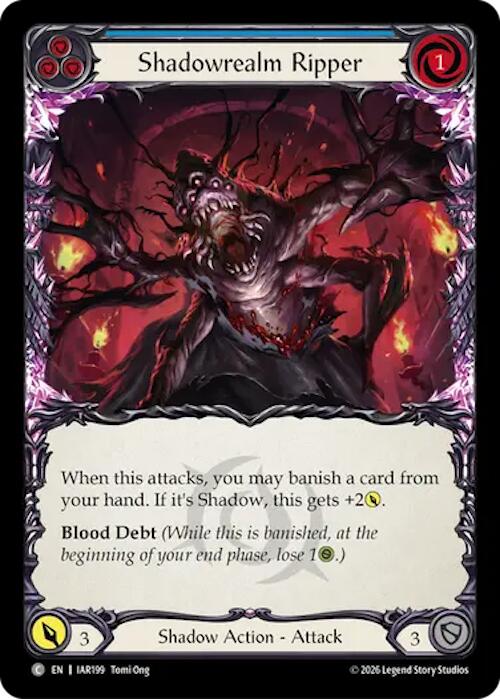 [IAR] Shadowrealm Ripper (Blue) — IAR199