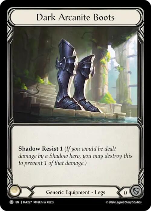 [IAR] Dark Arcanite Boots — IAR227