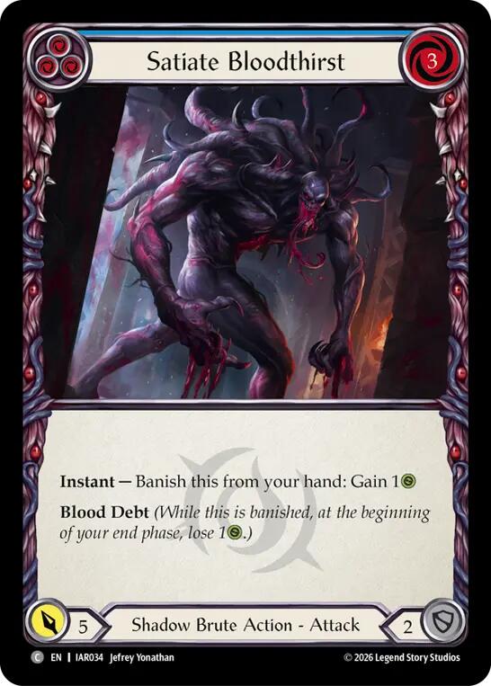 [IAR] Satiate Bloodthirst (Blue) — IAR034