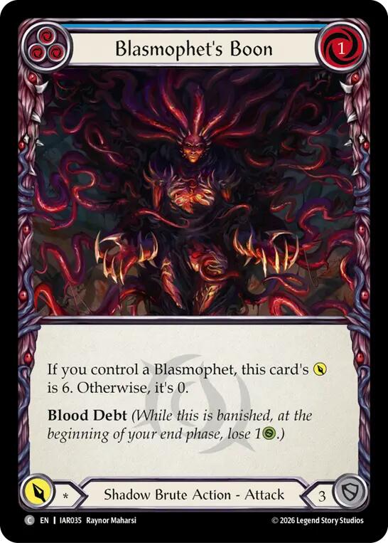 [IAR] Blasmophet's Boon — IAR035