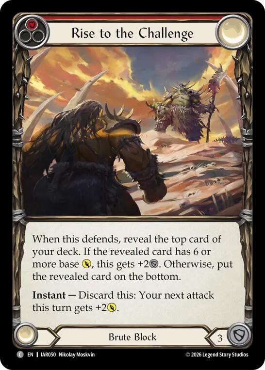 [IAR] Rise to the Challenge (Red) — IAR050