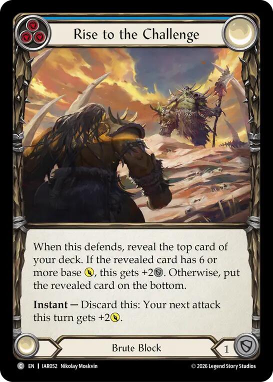 [IAR] Rise to the Challenge (Blue) — IAR052