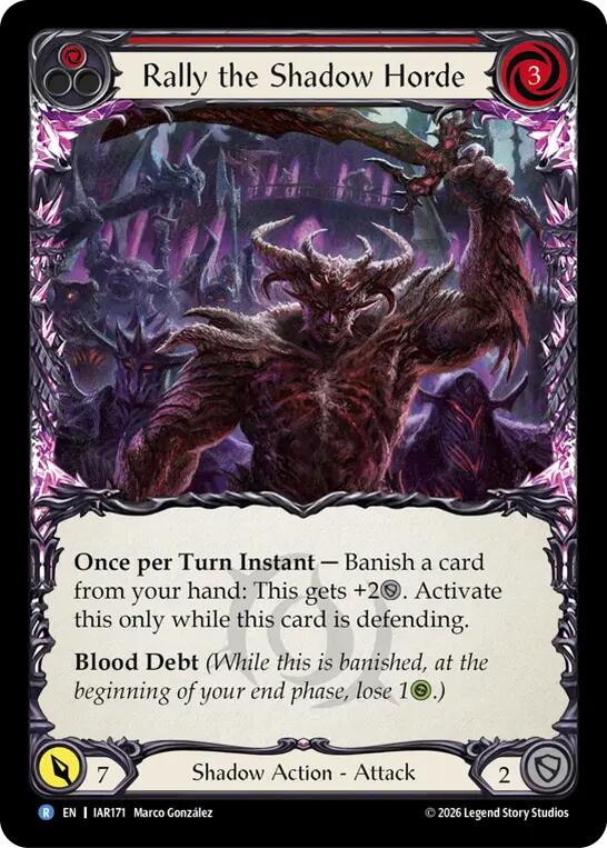 [IAR] Rally the Shadow Horde (Red) — IAR171