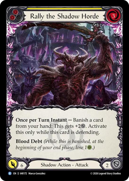 [IAR] Rally the Shadow Horde (Yellow) — IAR172