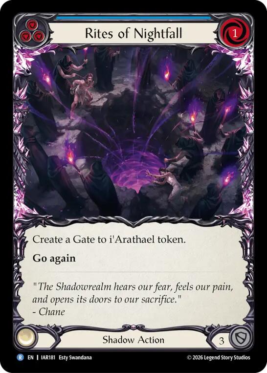 [IAR] Rites of Nightfall — IAR181