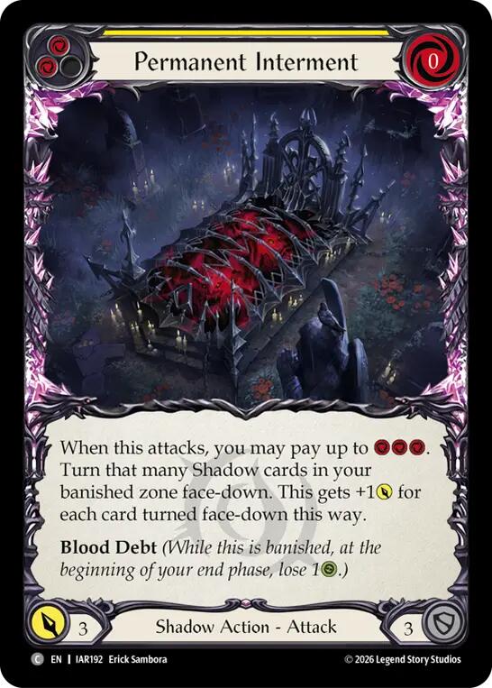 [IAR] Permanent Interment (Yellow) — IAR192