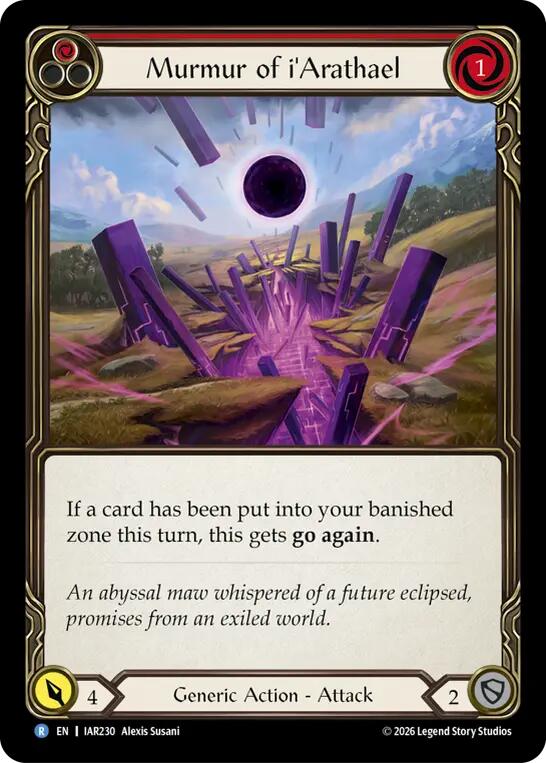 [IAR] Murmur of i'Arathael — IAR230